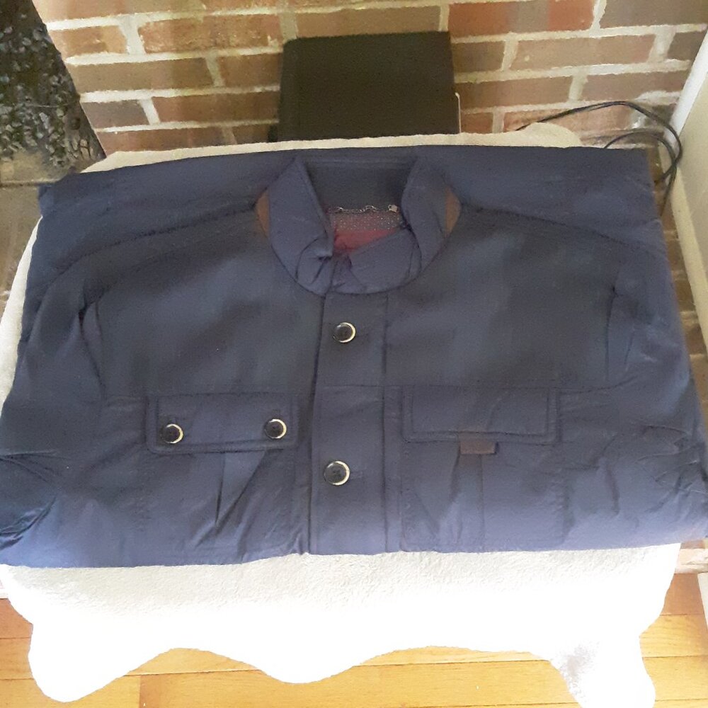 NWT MEN's UNTUCKit Coat - XLarge Navy Blue - "RODIER"